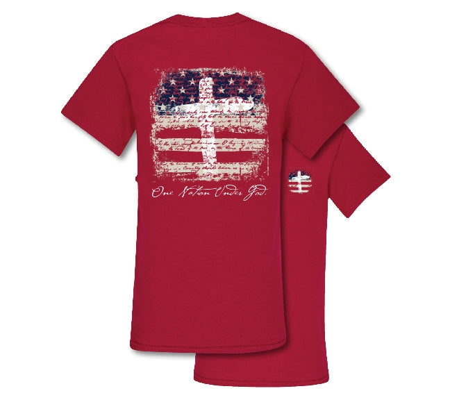Southern Couture Preppy One Nation USA America - Adult & Kids T-Shirts, Sweatshirts & Hoodies apparel design preview 1