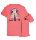 Sale Southern Couture Wild Free Tepee Comfort Colors - Adult & Kids T-Shirts, Sweatshirts & Hoodies apparel design preview 1
