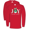 Southern Couture Preppy Joy to the World Holiday - Adult & Kids T-Shirts, Sweatshirts & Hoodies apparel design preview 1