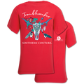 Southern Couture Troublemaker Skull Comfort Colors - Adult & Kids T-Shirts, Sweatshirts & Hoodies apparel design preview 1