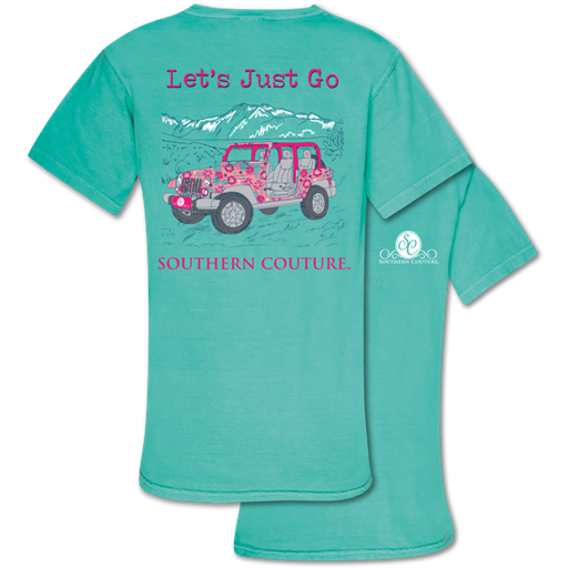 Sale Southern Couture Lets Just Go Comfort Colors - Adult & Kids T-Shirts, Sweatshirts & Hoodies apparel design preview 1