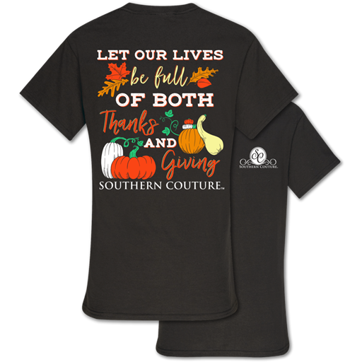 Sale Southern Couture Preppy Thanks Giving Fall - Adult & Kids T-Shirts, Sweatshirts & Hoodies apparel design preview 1