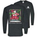 Southern Couture Preppy Present Truck Holiday - Adult & Kids T-Shirts, Sweatshirts & Hoodies apparel design preview 1