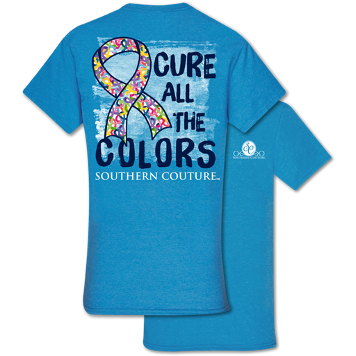 Southern Couture Classic Cure All The Colors Cancer - Adult & Kids T-Shirts, Sweatshirts & Hoodies apparel design preview 1