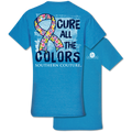 Southern Couture Classic Cure All The Colors Cancer - Adult & Kids T-Shirts, Sweatshirts & Hoodies apparel design preview 1