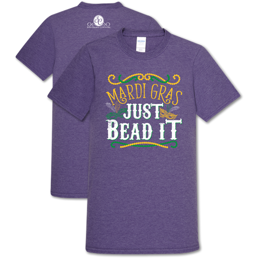 Southern Couture Soft Collection Mardi Gras Just Bead - Adult & Kids T-Shirts, Sweatshirts & Hoodies apparel design preview 1