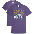 Southern Couture Soft Collection Mardi Gras Just Bead - Adult & Kids T-Shirts, Sweatshirts & Hoodies apparel design preview 1