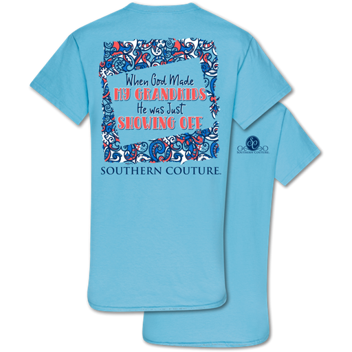 Southern Couture Classic God Made Grandkids - Adult & Kids T-Shirts, Sweatshirts & Hoodies apparel design preview 2
