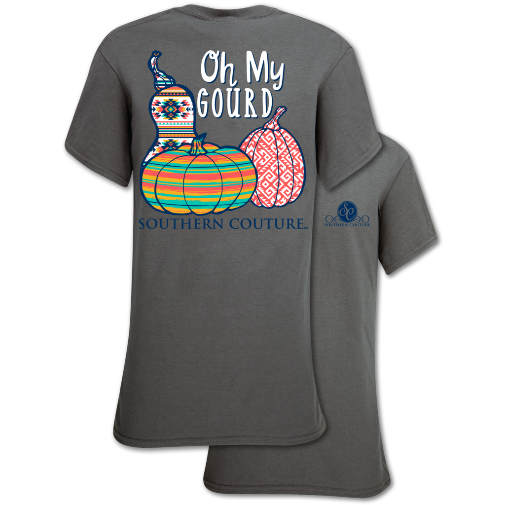 Southern Couture Classic Oh My Gourd Pumpkins Fall - Adult & Kids T-Shirts, Sweatshirts & Hoodies apparel design preview 1