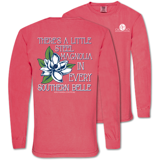 SALE Southern Couture A Little Steel Magnolia Comfort - Adult & Kids T-Shirts, Sweatshirts & Hoodies apparel design preview 1