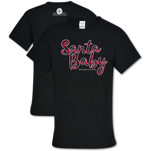 Southern Couture Soft Collection Santa Baby Holiday - Adult & Kids T-Shirts, Sweatshirts & Hoodies apparel design preview 1