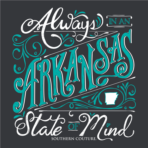 Southern Couture Classic Collection Arkansas State Of - Adult & Kids T-Shirts, Sweatshirts & Hoodies apparel design preview 2