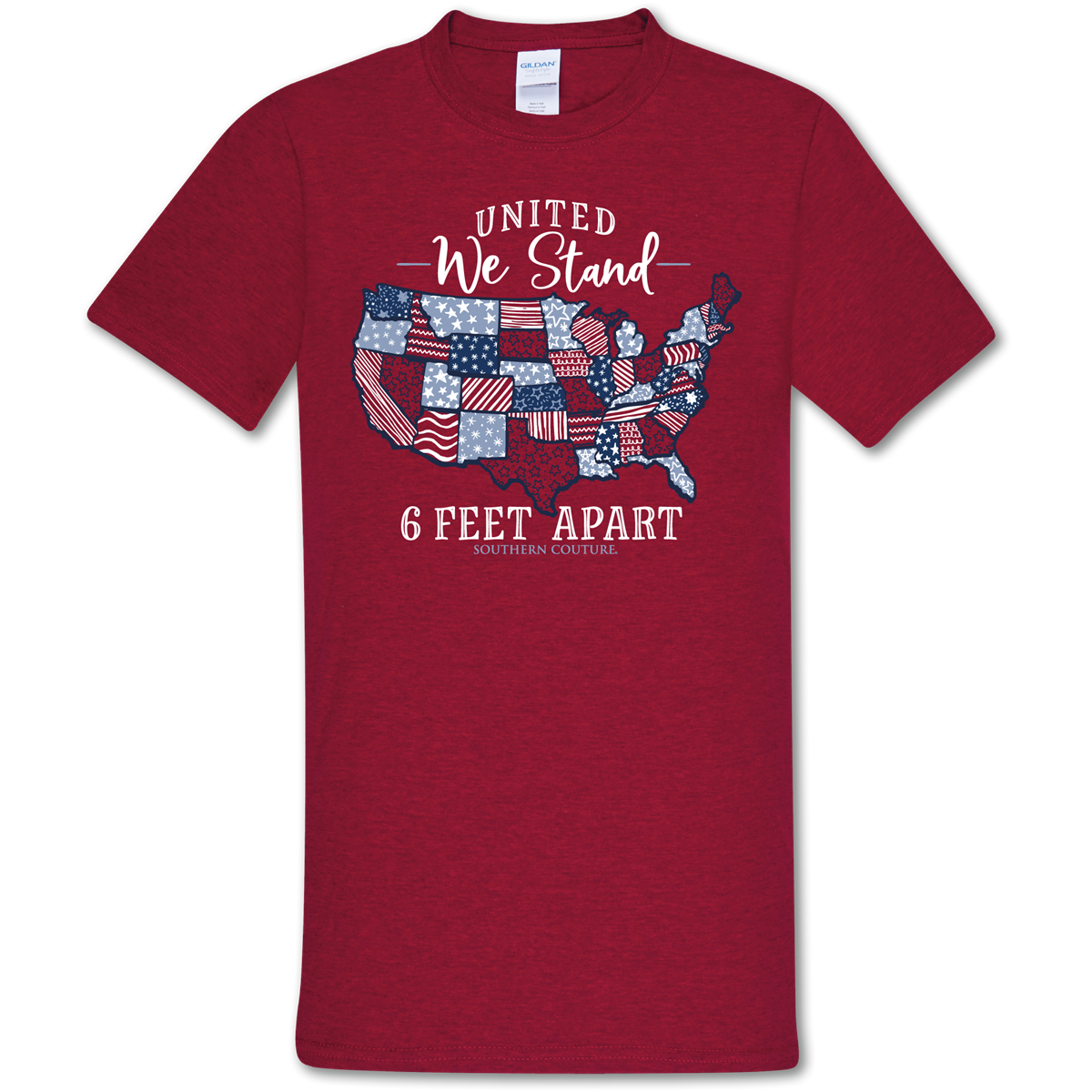 Southern Couture Soft Collection USA United We Stand - Adult & Kids T-Shirts, Sweatshirts & Hoodies apparel design preview 2