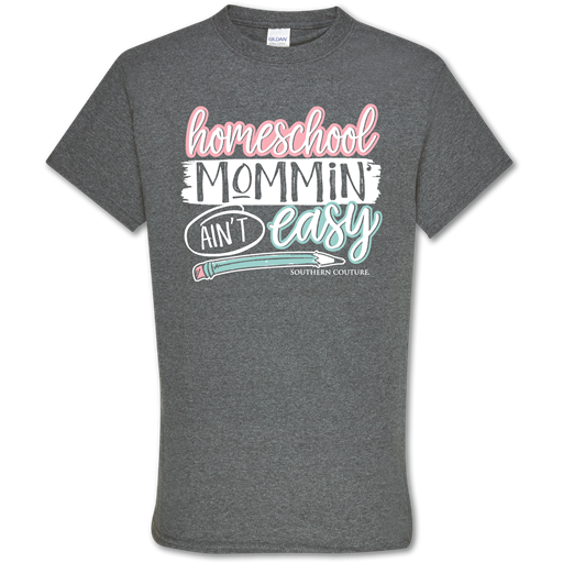 Southern Couture Soft Collection Homeschool Mommin - Adult & Kids T-Shirts, Sweatshirts & Hoodies apparel design preview 2