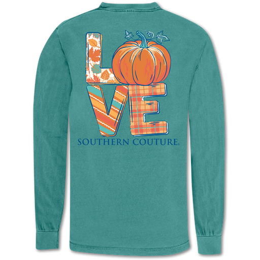 SALE Southern Couture Love Pumpkin Fall Comfort - Adult & Kids T-Shirts, Sweatshirts & Hoodies apparel design preview 1