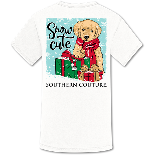 SALE Southern Couture Snow Cute Holiday Comfort - Adult & Kids T-Shirts, Sweatshirts & Hoodies apparel design preview 1