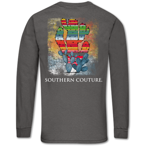 SALE Southern Couture Classic Serape Cactus - Adult & Kids T-Shirts, Sweatshirts & Hoodies apparel design preview 1