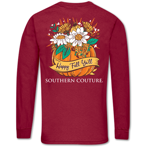 SALE Southern Couture Classic Happy Fall Y'All - Adult & Kids T-Shirts, Sweatshirts & Hoodies apparel design preview 1