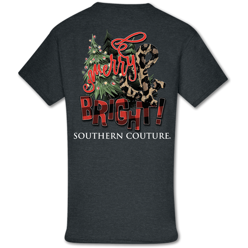Southern Couture Classic Merry Bright Holiday - Adult & Kids T-Shirts, Sweatshirts & Hoodies apparel design preview 1