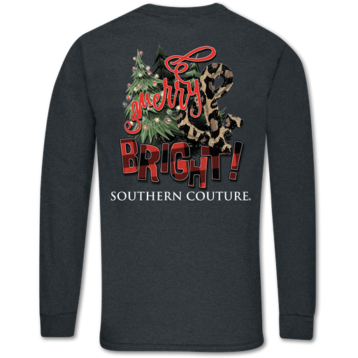 Southern Couture Classic Merry Bright Holiday - Adult & Kids T-Shirts, Sweatshirts & Hoodies apparel design preview 1