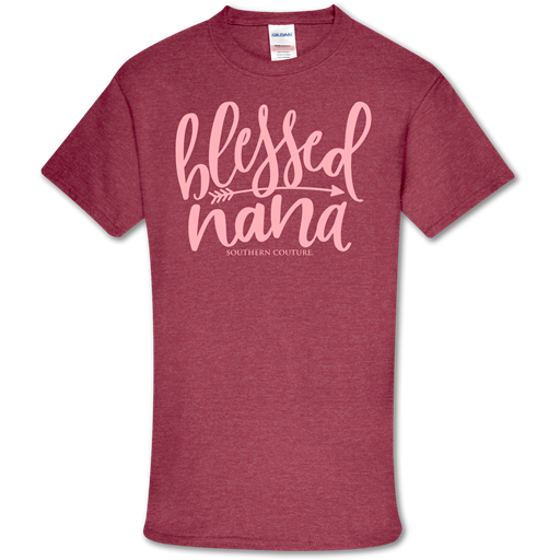 Southern Couture Soft Collection Blessed Nana Arrow - Adult & Kids T-Shirts, Sweatshirts & Hoodies apparel design preview 1