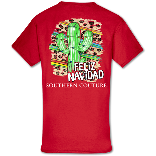 SALE Southern Couture Classic Feliz Navidad Holiday - Adult & Kids T-Shirts, Sweatshirts & Hoodies apparel design preview 2