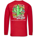 SALE Southern Couture Classic Feliz Navidad Holiday - Adult & Kids T-Shirts, Sweatshirts & Hoodies apparel design preview 1
