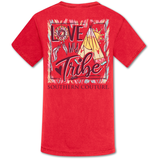 Southern Couture Love My Tribe Comfort Colors - Adult & Kids T-Shirts, Sweatshirts & Hoodies apparel design preview 1