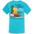 Southern Couture Somewhere On Beach Comfort Colors - Adult & Kids T-Shirts, Sweatshirts & Hoodies apparel design preview 1