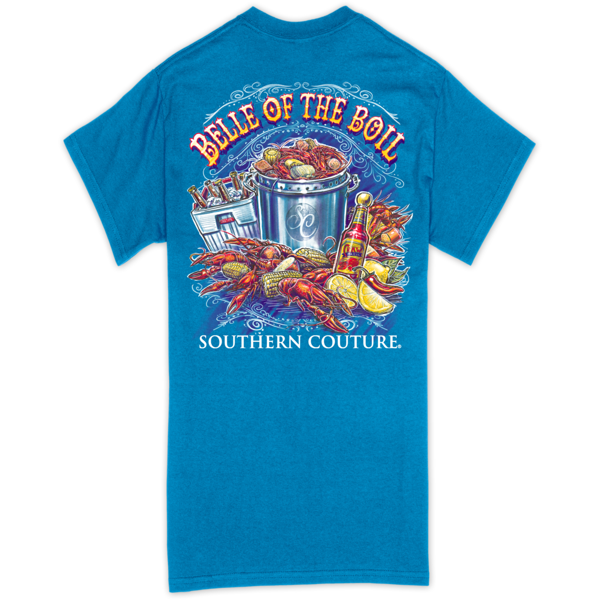 Southern Couture Classic Belle of the Boil Crawfish - Adult & Kids T-Shirts, Sweatshirts & Hoodies apparel design preview 1