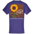 Southern Couture Classic Simply Blessed Sunflower - Adult & Kids T-Shirts, Sweatshirts & Hoodies apparel design preview 1