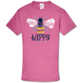 Southern Couture Soft Collection Bee Happy front - Adult & Kids T-Shirts, Sweatshirts & Hoodies apparel design preview 1