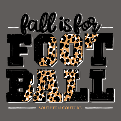 Southern Couture Fall Is For Football Soft Long Seeve - Adult & Kids T-Shirts, Sweatshirts & Hoodies apparel design preview 2