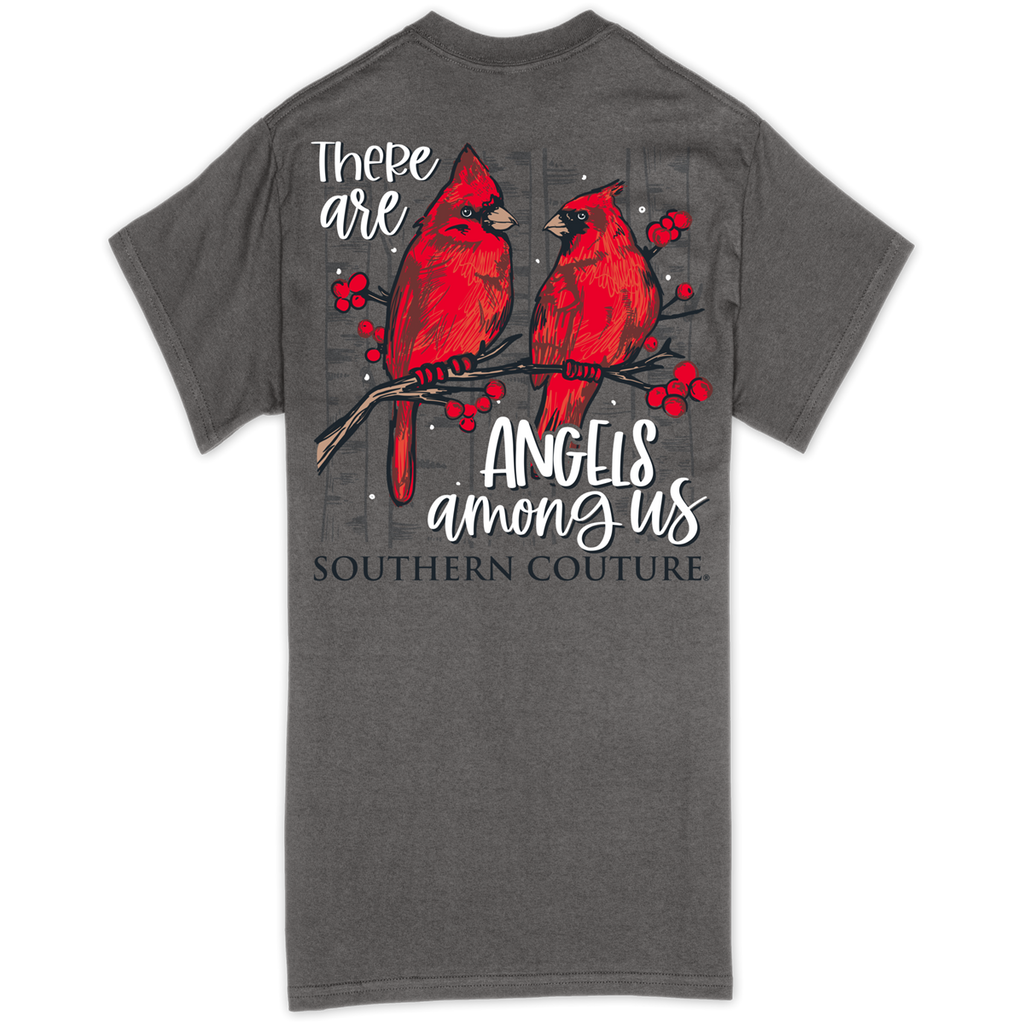 Southern Couture Classic Angels Among Us Charcoal - Adult & Kids T-Shirts, Sweatshirts & Hoodies apparel design preview 1