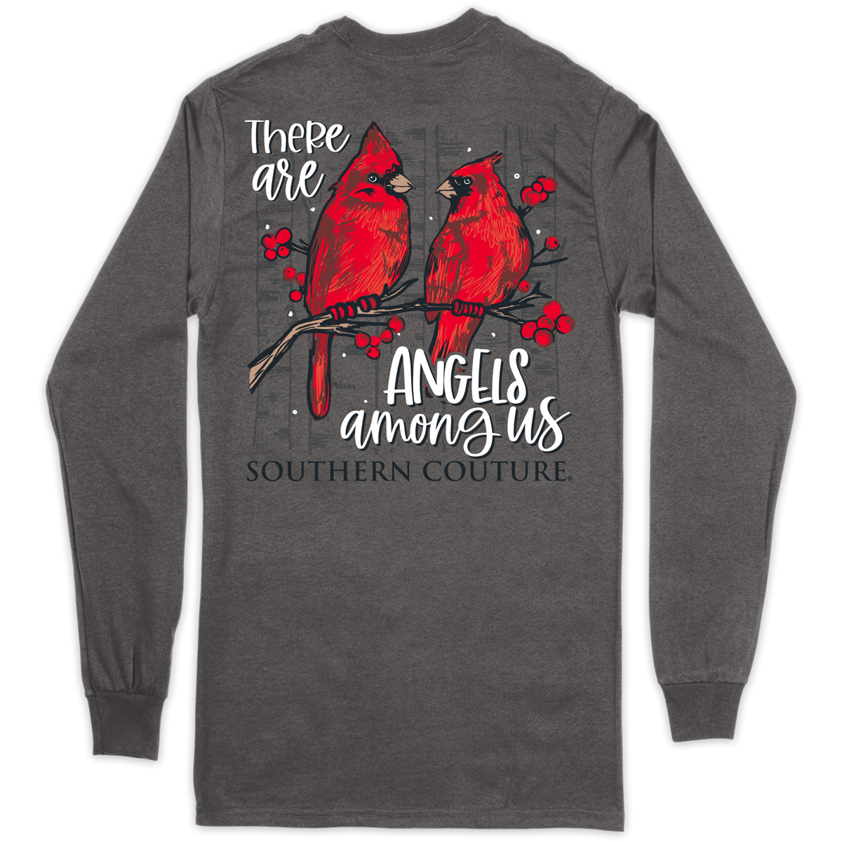 Southern Couture Classic Angels Among Us Charcoal - Adult & Kids T-Shirts, Sweatshirts & Hoodies apparel design preview 1