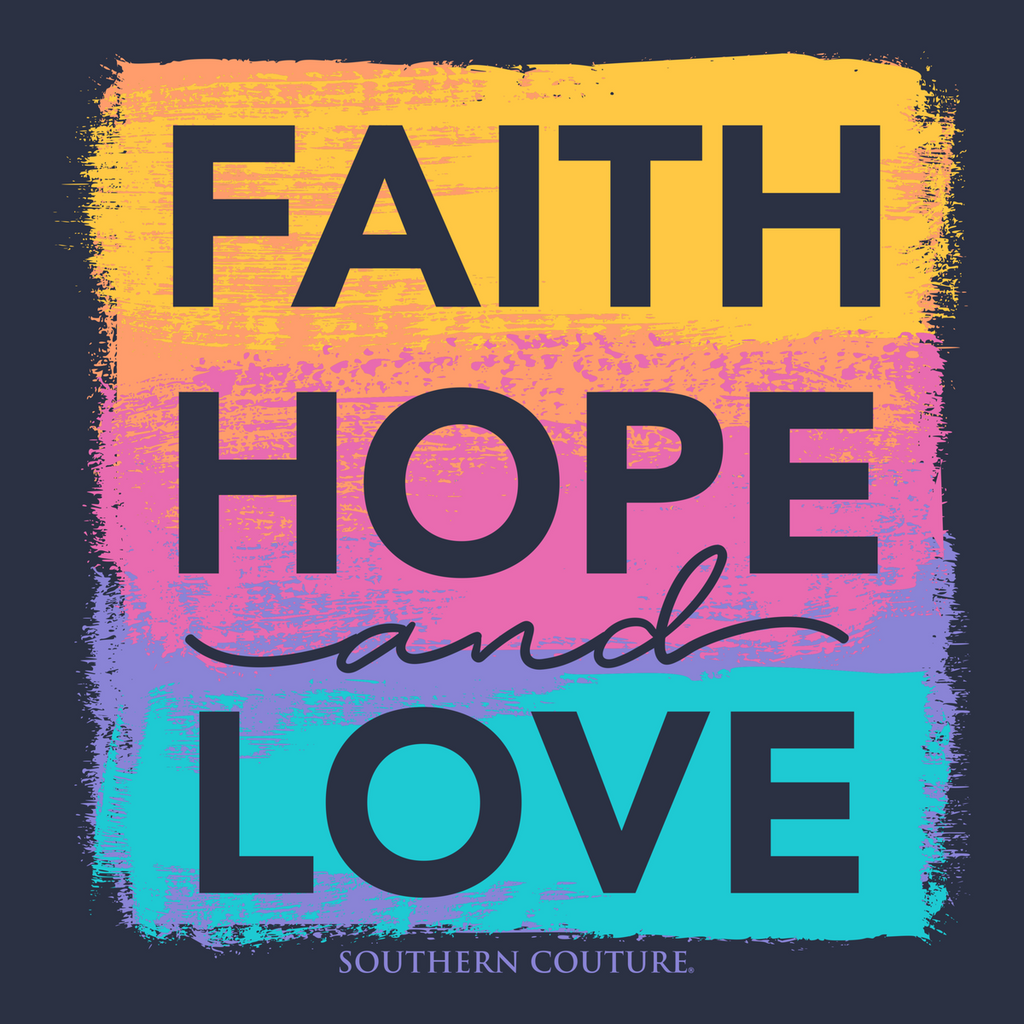 SALE Southern Couture Faith, Hope Love Soft - Adult & Kids T-Shirts, Sweatshirts & Hoodies apparel design preview 2
