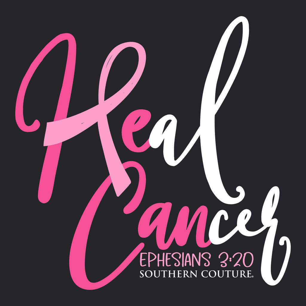 Southern Couture Heal Cancer Soft - Adult & Kids T-Shirts, Sweatshirts & Hoodies apparel design preview 2