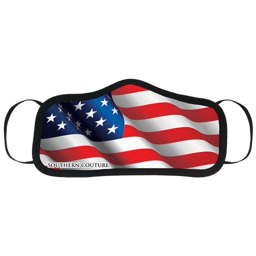SALE Southern Couture USA Flag Protective Mask - Adult & Kids T-Shirts, Sweatshirts & Hoodies apparel design preview 1