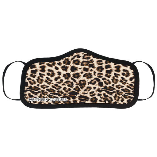 SALE Southern Couture Solid Leopard Protective Mask - Adult & Kids T-Shirts, Sweatshirts & Hoodies apparel design preview 1