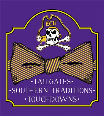 Southern Couture East Carolina Classic Preppy Bow - Adult & Kids T-Shirts, Sweatshirts & Hoodies apparel design preview 1