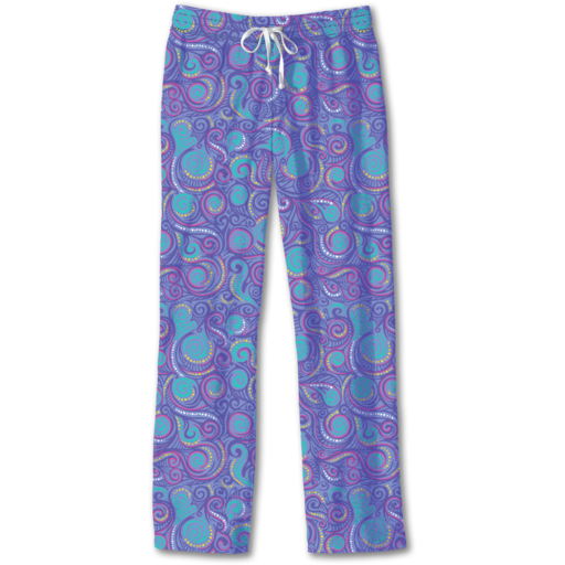 Southern Couture Preppy Swirl Lounge Pants - Adult & Kids T-Shirts, Sweatshirts & Hoodies apparel design preview 1