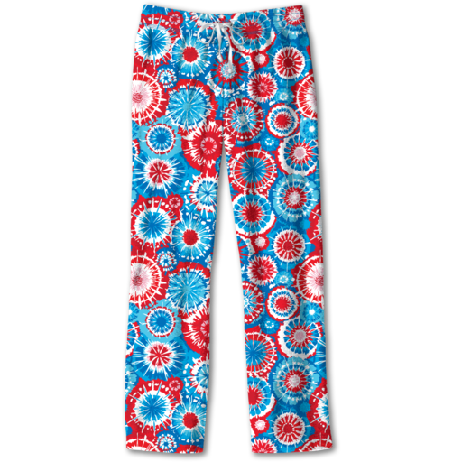 Southern Couture Patriotic Tie Dye Lounge Pants - Adult & Kids T-Shirts, Sweatshirts & Hoodies apparel design preview 1