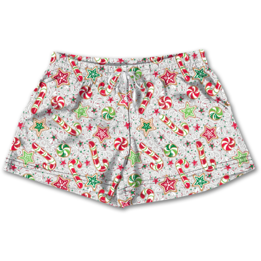 Southern Couture Christmas Candy Lounge Shorts - Adult & Kids T-Shirts, Sweatshirts & Hoodies apparel design preview 1