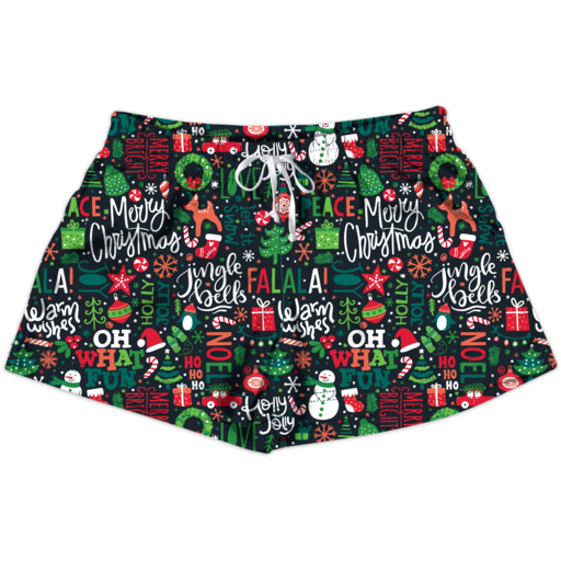 Southern Couture Christmas Print Lounge Shorts - Adult & Kids T-Shirts, Sweatshirts & Hoodies apparel design preview 1