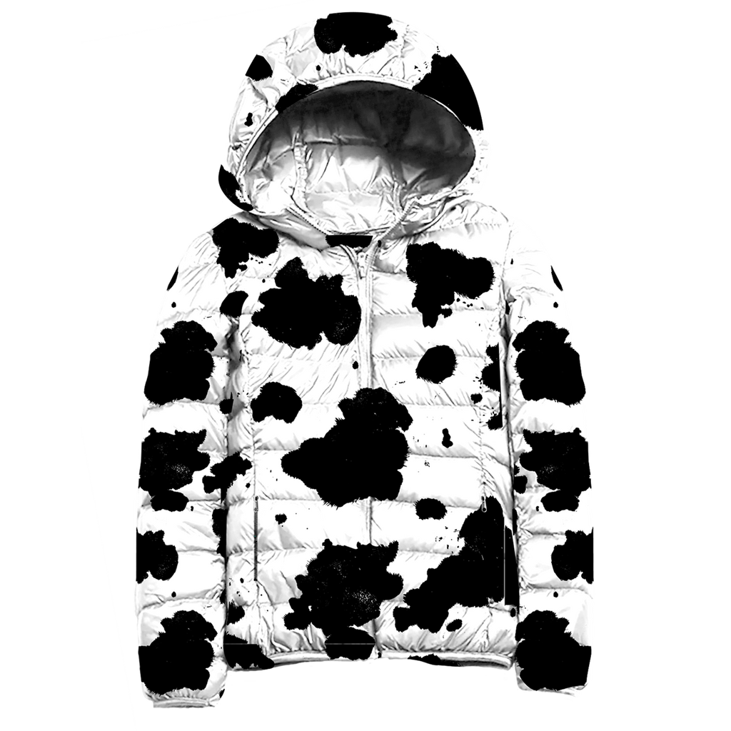 Southern Couture Cow Warm Full Zip Puff Jacket - Adult & Kids T-Shirts, Sweatshirts & Hoodies apparel design preview 1