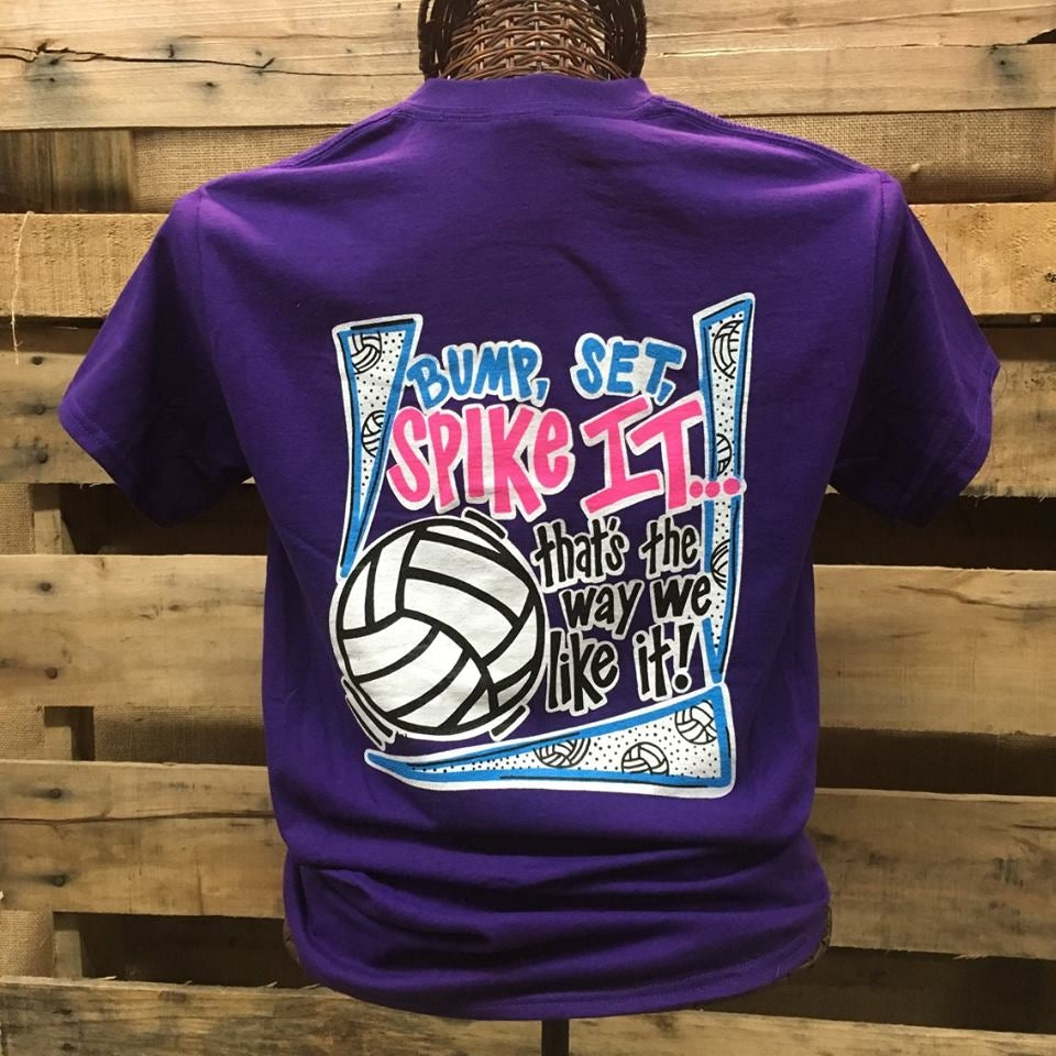 Southern Chics Funny Bump Spike Volleyball Girlie - Adult & Kids T-Shirts, Sweatshirts & Hoodies apparel design preview 2