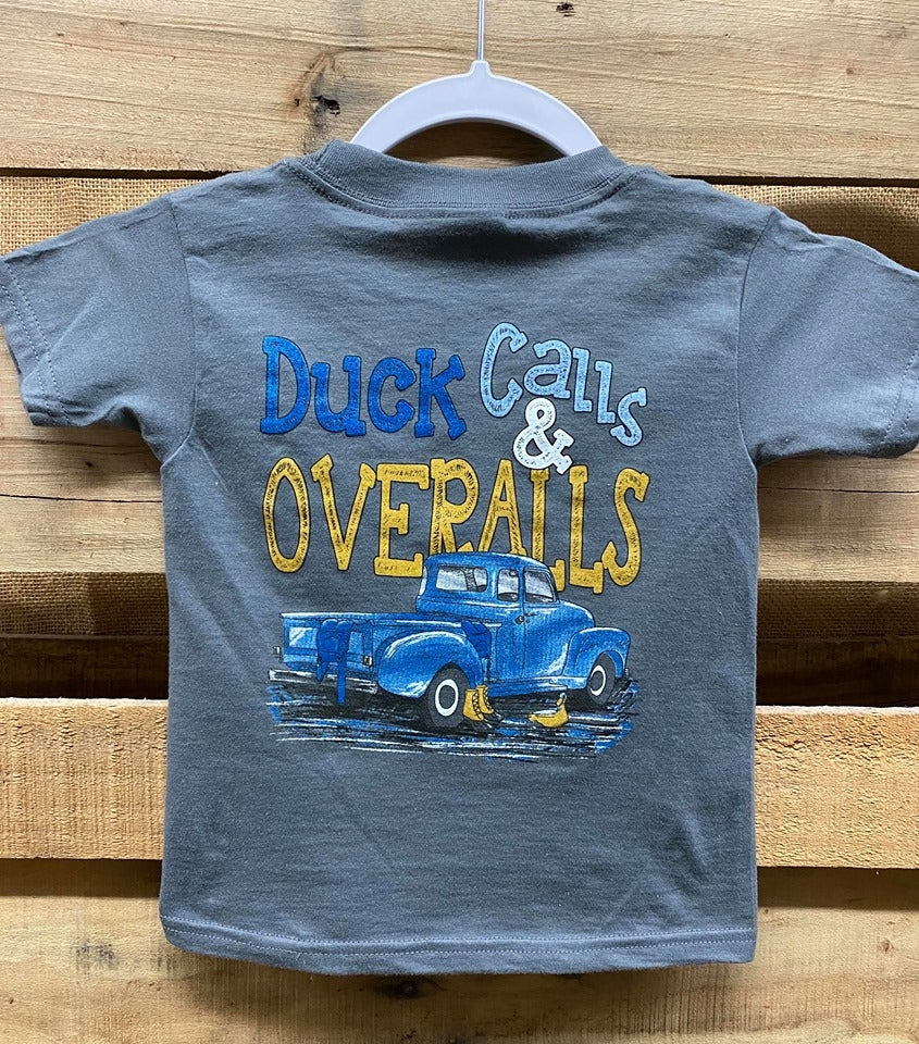 Backwoods Born Raised Duck Calls Overalls Truck - Adult & Kids T-Shirts, Sweatshirts & Hoodies apparel design preview 1
