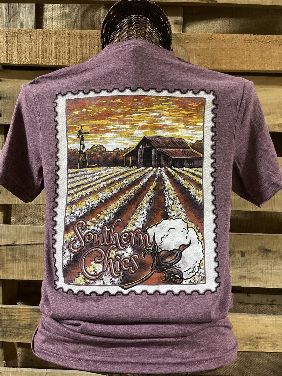Southern Chics Cotton Stamp Soft Style - Adult & Kids T-Shirts, Sweatshirts & Hoodies apparel design preview 2