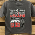 Backwoods Fishing and Hunting Dreams Deer Bright - Adult & Kids T-Shirts, Sweatshirts & Hoodies apparel design preview 1