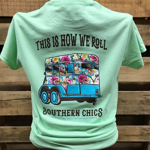 Southern Chics Apparel This is How We Roll Girlie - Adult & Kids T-Shirts, Sweatshirts & Hoodies apparel design preview 1